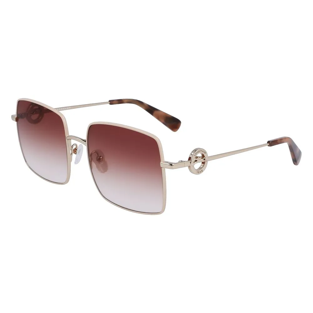 Longchamp Women's Gold Metal Sunglasses