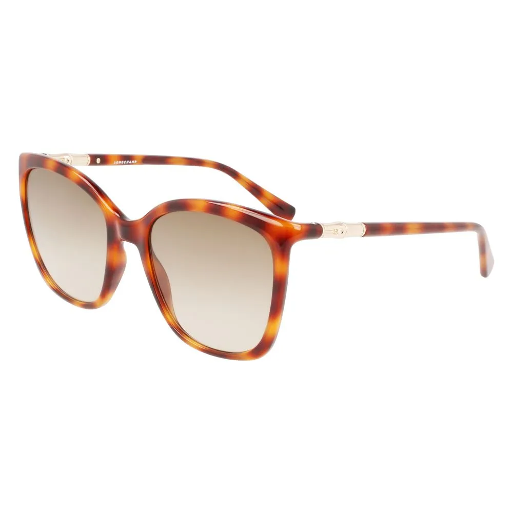 Longchamp Women's Brown Injected Sunglasses