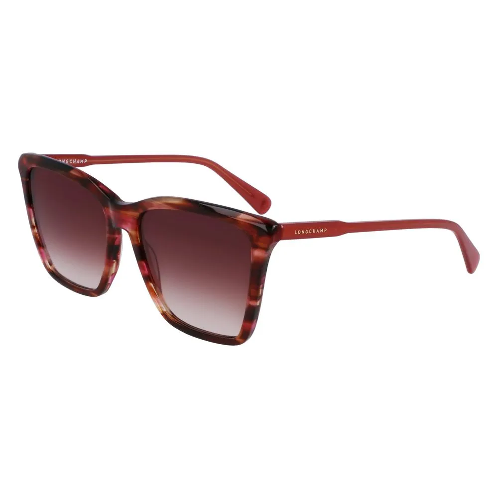 Longchamp Women's Red Acetate Sunglasses