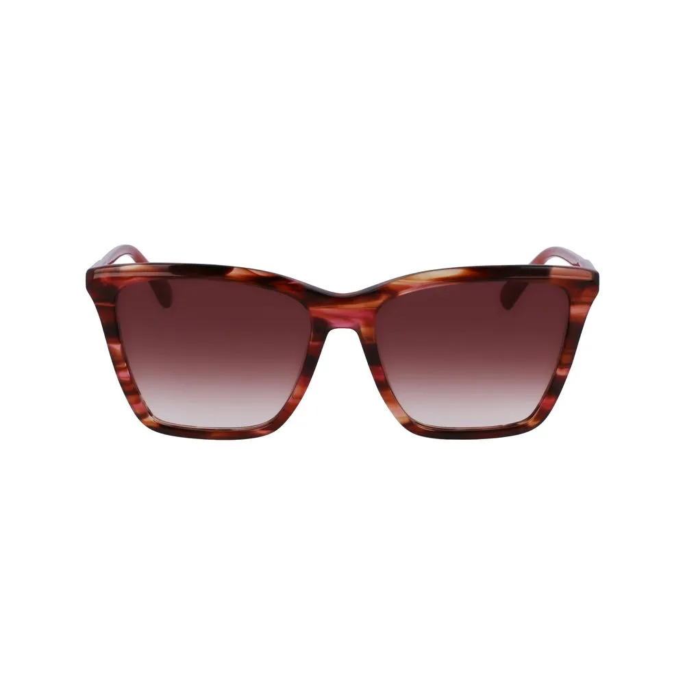 Longchamp Women's Red Acetate Sunglasses