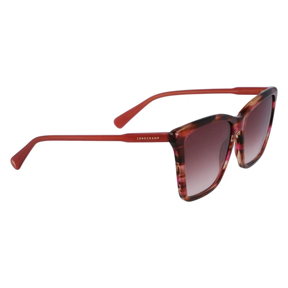 Longchamp Women's Red Acetate Sunglasses