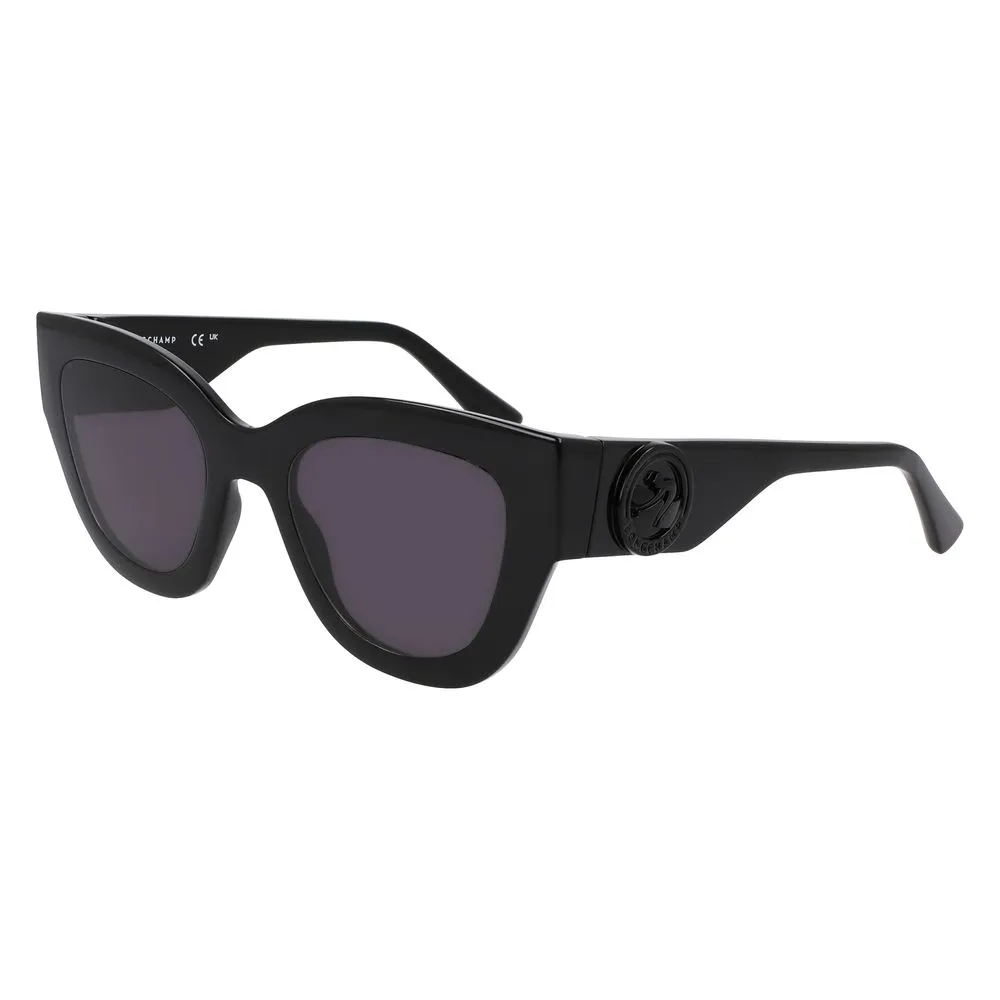 Longchamp Women's Black Injected Sunglasses