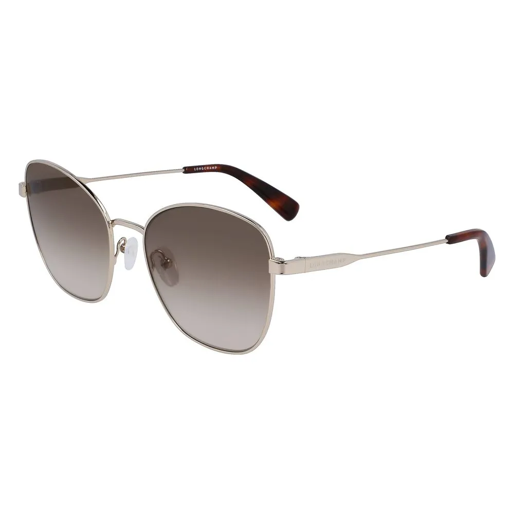Longchamp Women's Gold Metal Sunglasses