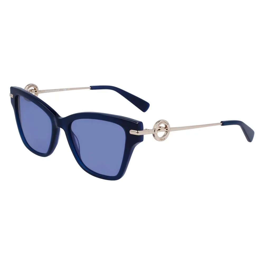 Longchamp Women's Blue Acetate Sunglasses