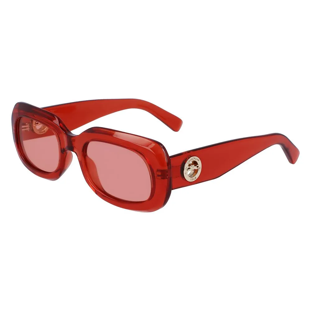 Longchamp Women's Orange Injected Sunglasses