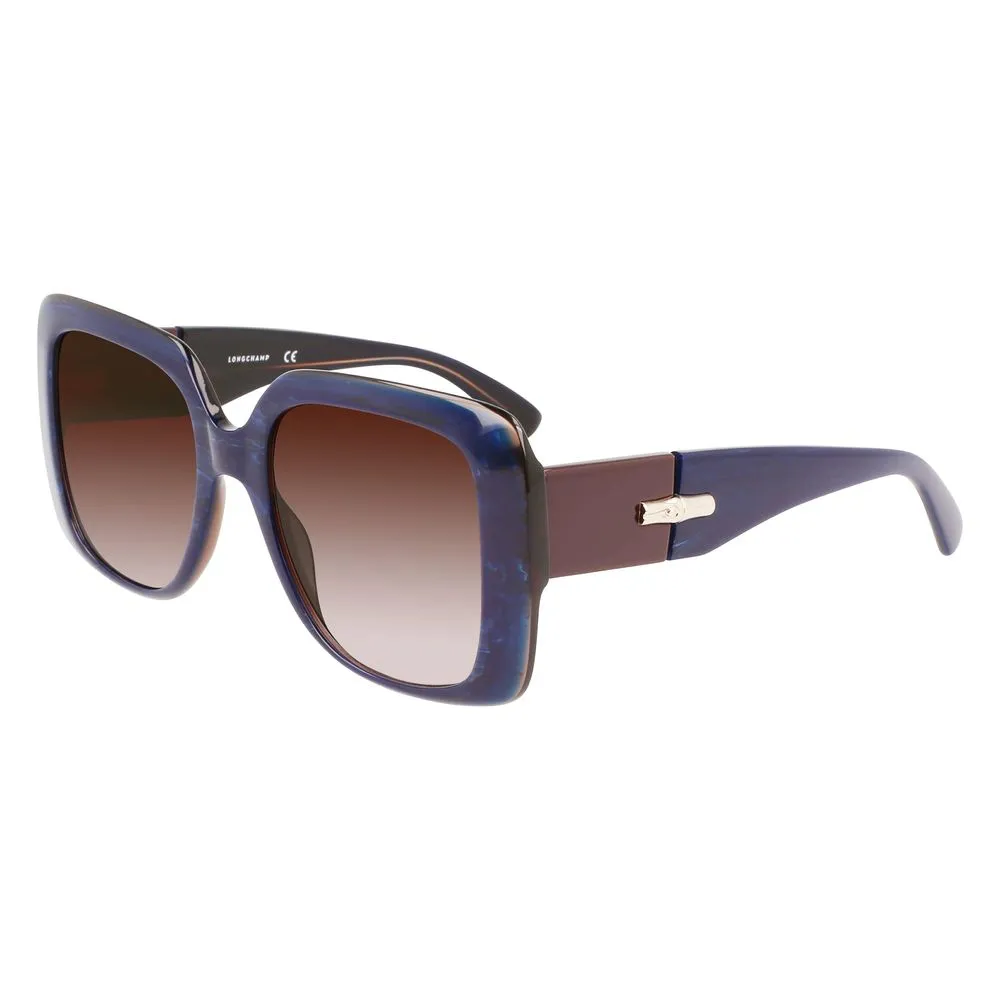 Longchamp Women's Blue Acetate Sunglasses