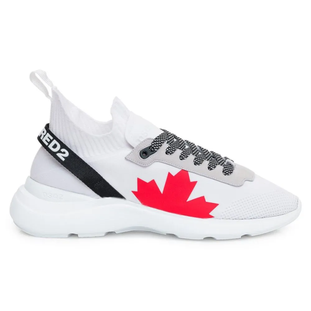 Dsquared² Men's White Polyester Sneaker
