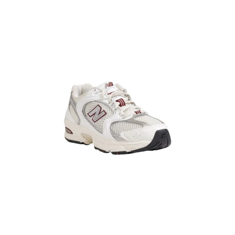 New Balance Women's Cream Synthetic Material Sneaker