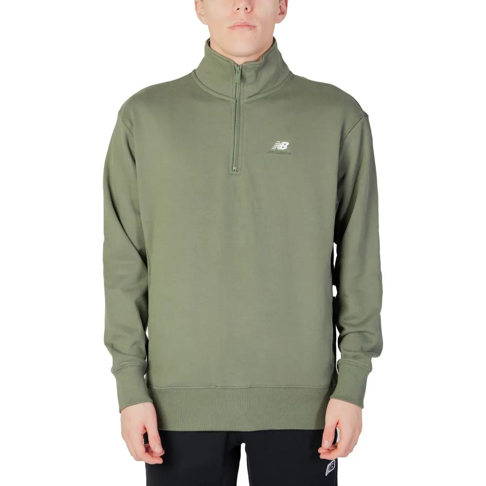 New Balance Men's Green Cotton Sweater