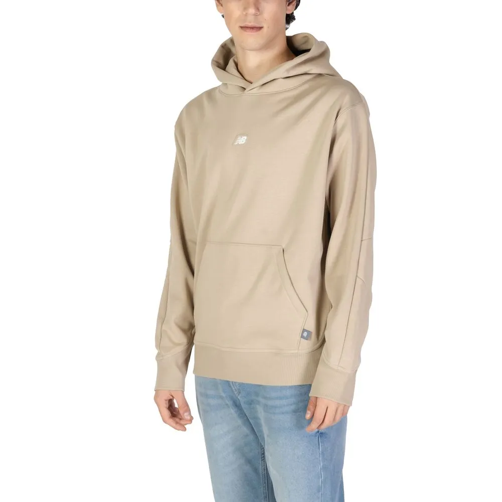 New Balance Men's Beige Polyester Polyester Sweater