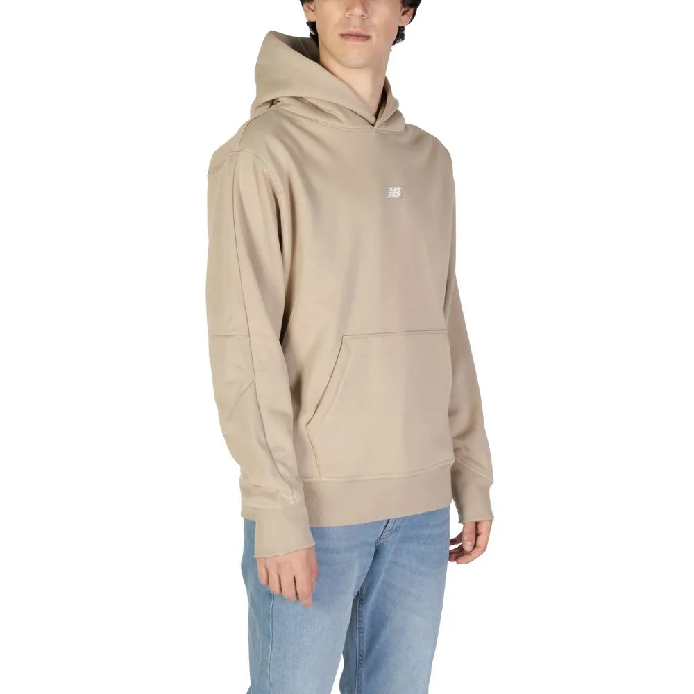 New Balance Men's Beige Polyester Polyester Sweater