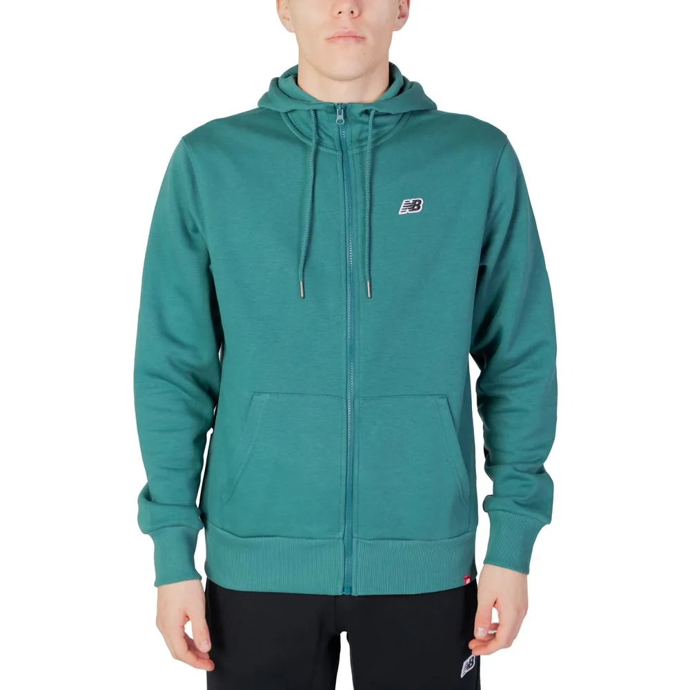 New Balance Men's Green Cotton Sweater