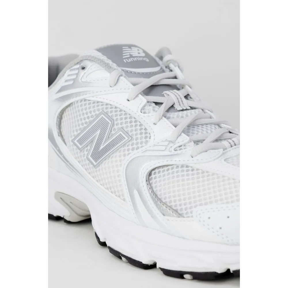 New Balance Women's Gray Synthetic Leather Sneaker
