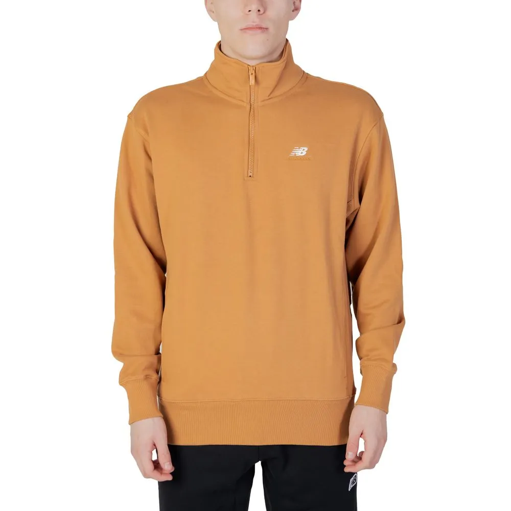 New Balance Men's Brown Cotton Sweater