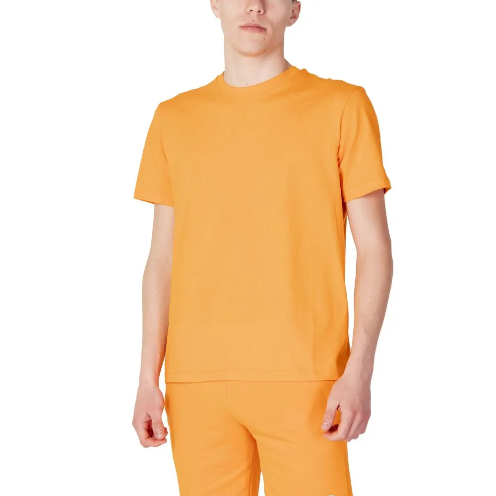 Suns Men's Orange Cotton T-Shirt