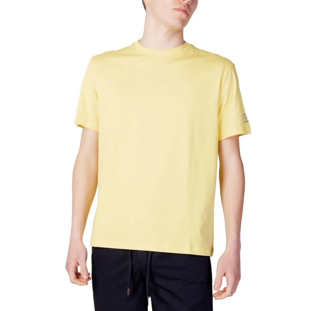 Suns Men's Yellow Cotton T-Shirt