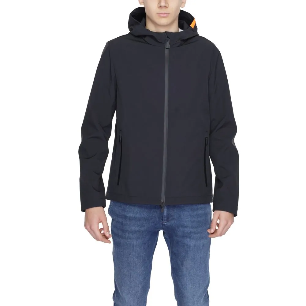 Suns Men's Black Polyester Jacket