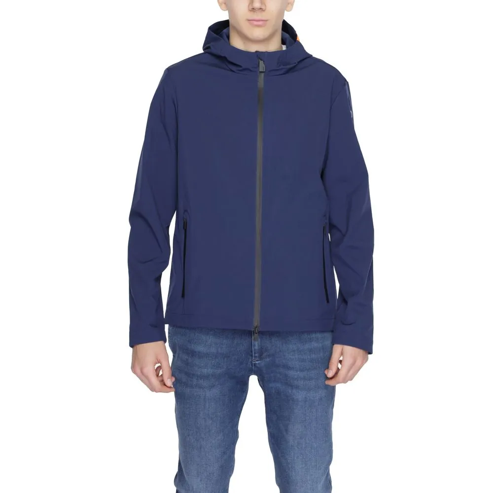Suns Men's Blue Polyester Jacket