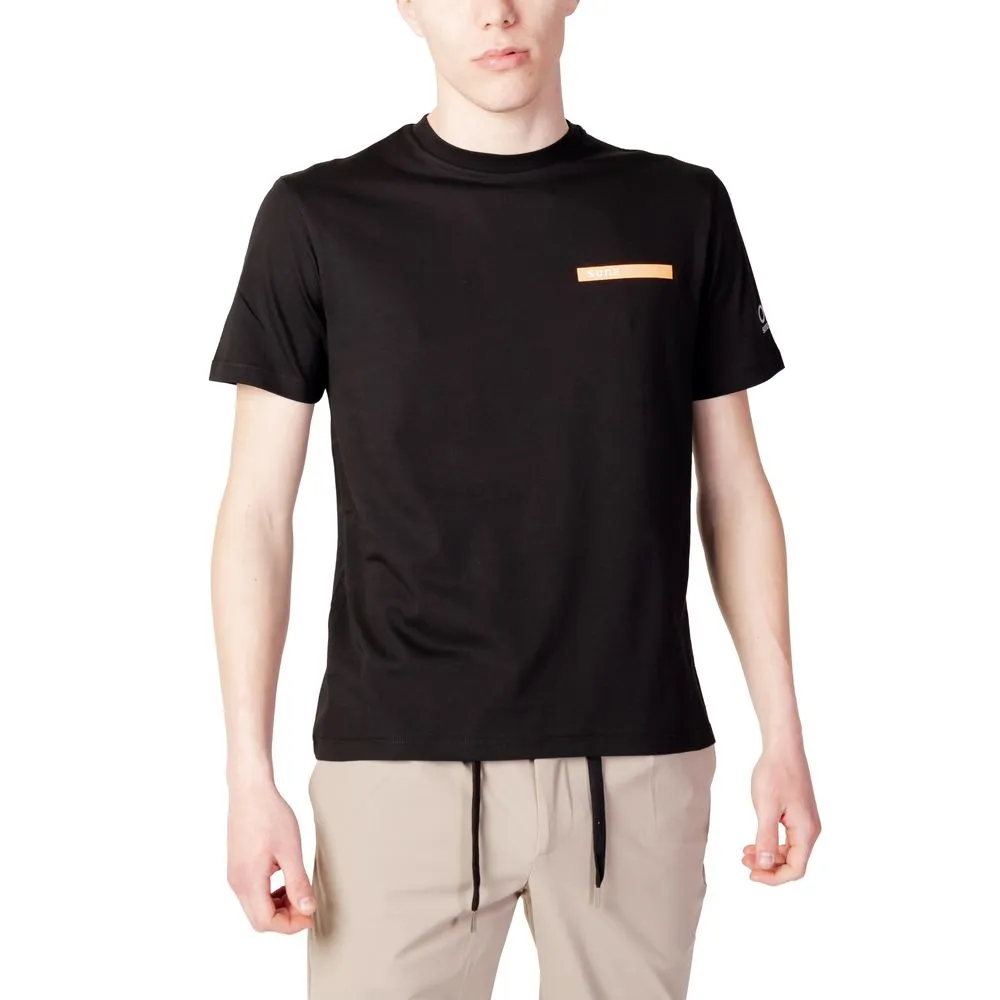 Suns Men's Black Cotton T-Shirt