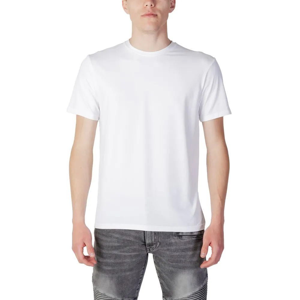 Suns Men's White Polyester T-Shirt
