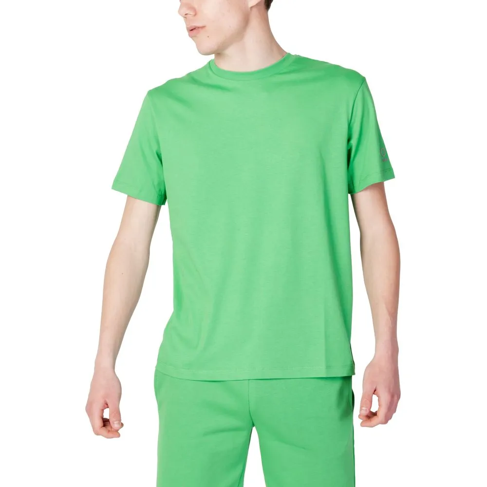 Suns Men's Green Cotton T-Shirt