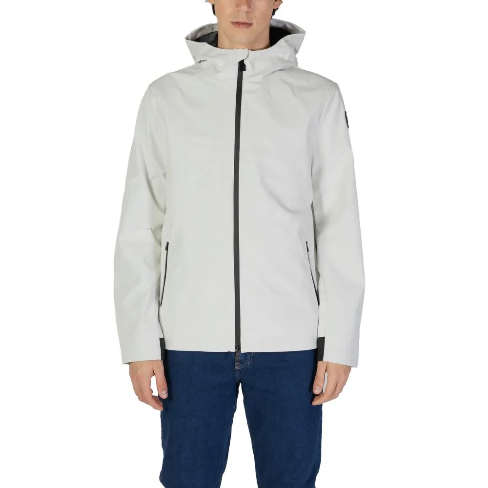 Suns Men's Cream Polyester Jacket