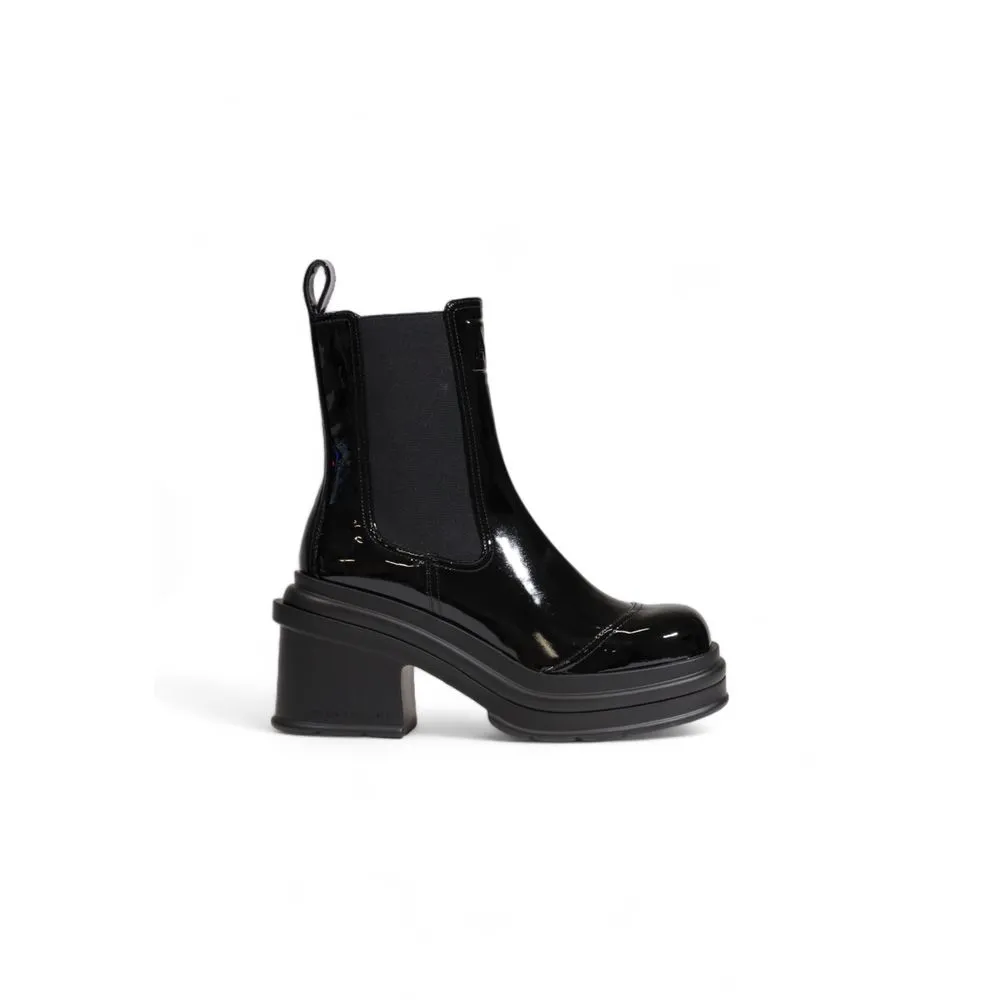 Armani Exchange Women's Black Polyester Boot