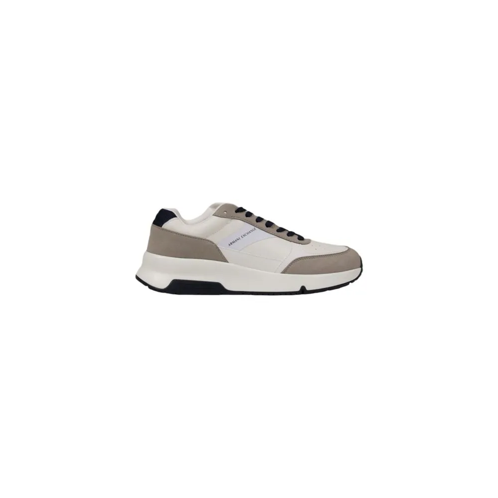 Armani Exchange Men's White Polyester Sneaker