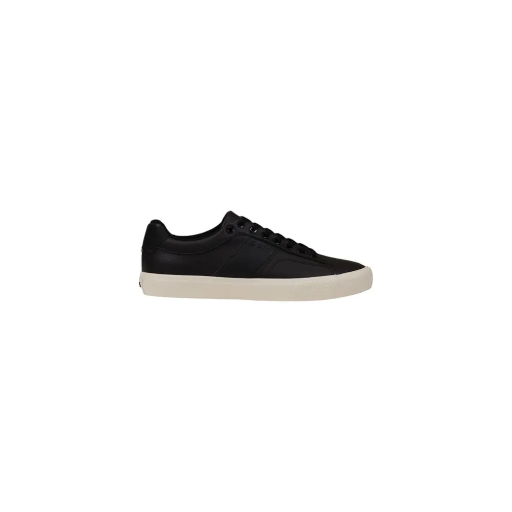 Hugo Boss Men's Black Leather Sneaker