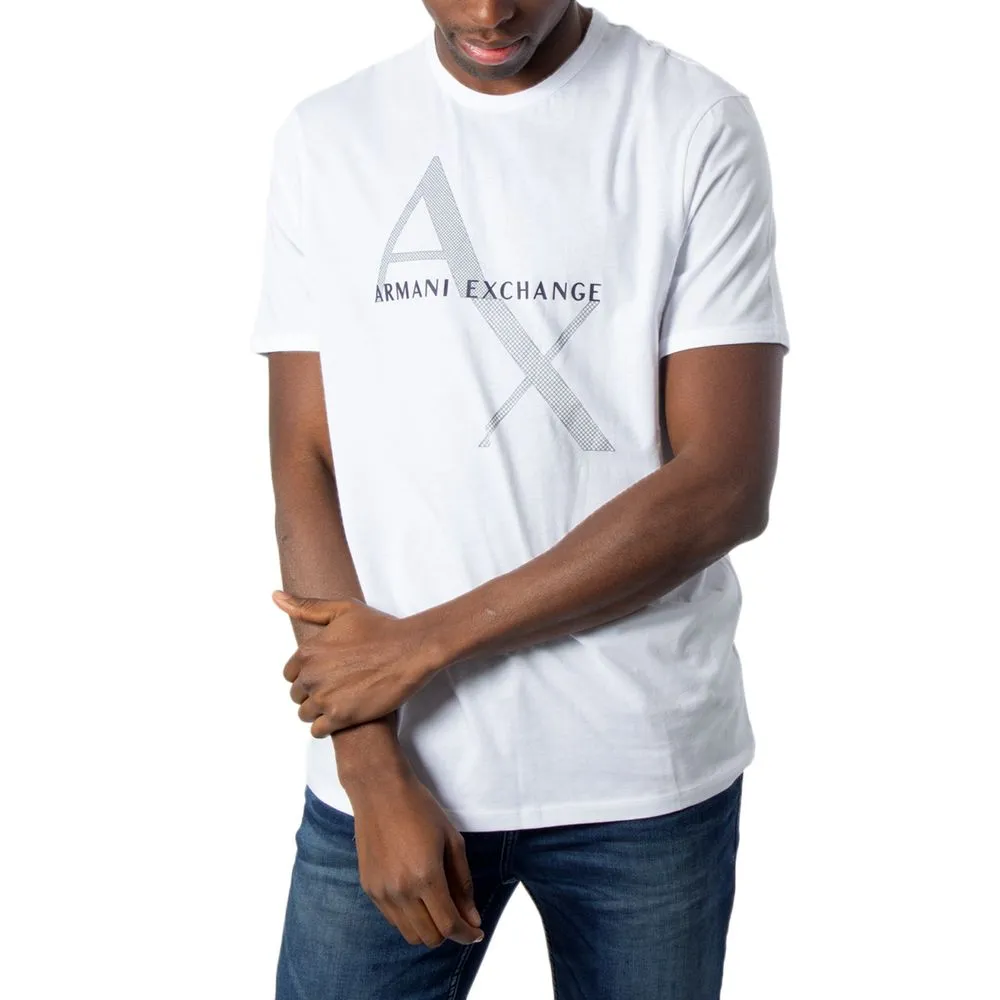 Armani Exchange Men's White Cotton T-Shirt