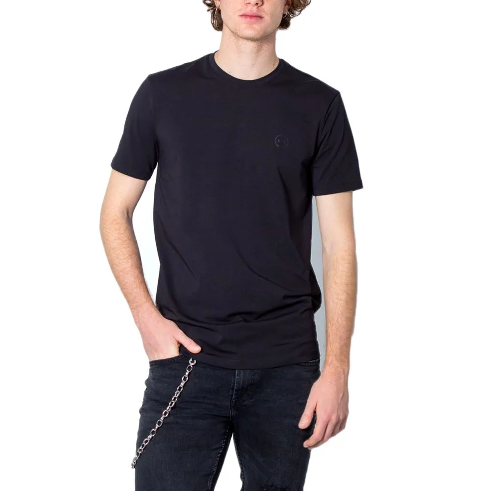 Armani Exchange Men's Black Cotton T-Shirt