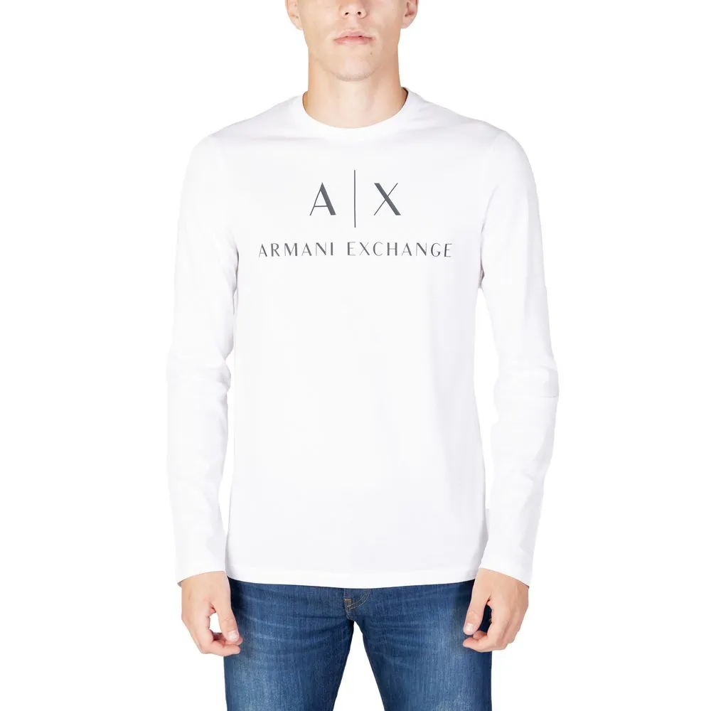 Armani Exchange Men's White Cotton Shirt
