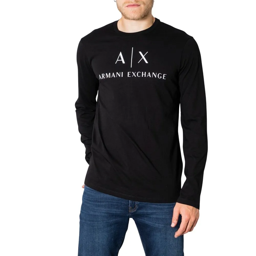 Armani Exchange Men's Black Cotton Shirt