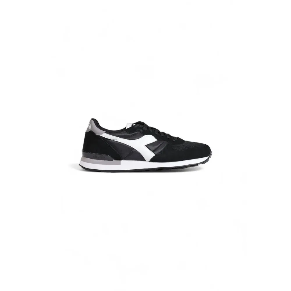Diadora Men's Black And White Leather Sneaker