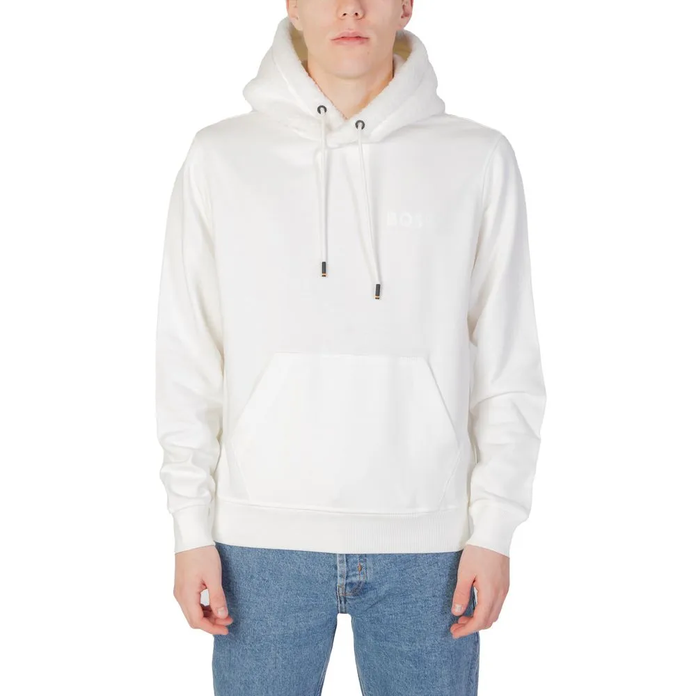 Hugo Boss Men's Cream Cotton Sweater