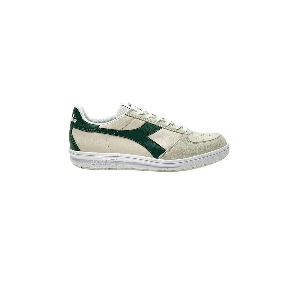 Diadora Men's Green Leather Sneaker