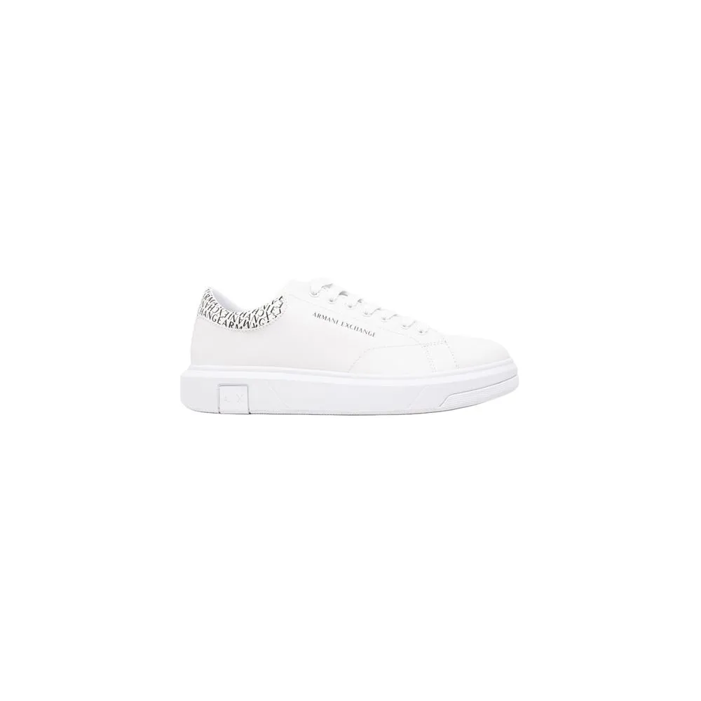 Armani Exchange Men's White Polyester Sneaker