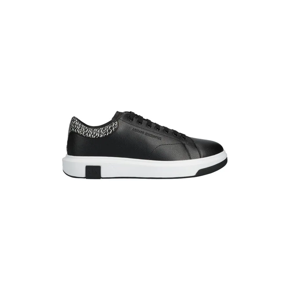 Armani Exchange Men's Black Polyester Sneaker