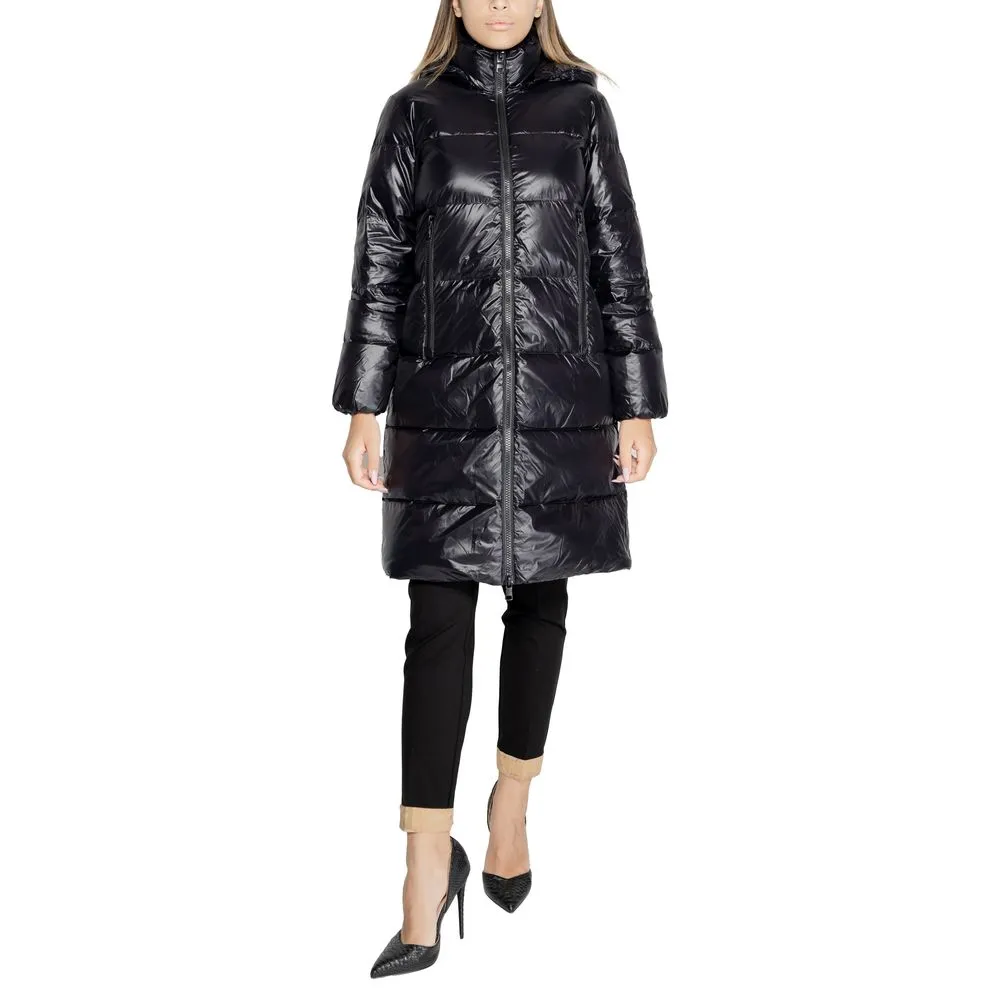 Armani Exchange Women's Black Polyamide Jackets & Coat
