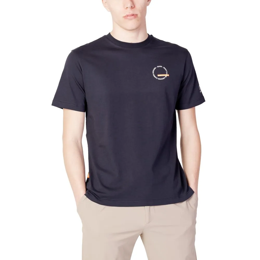 Suns Men's Blue Cotton T-Shirt