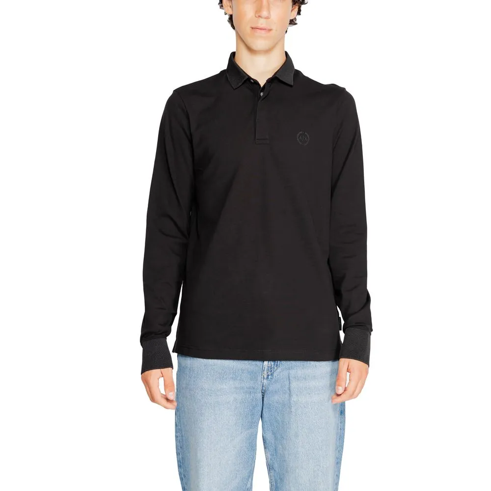 Armani Exchange Men's Black Cotton T-Shirt