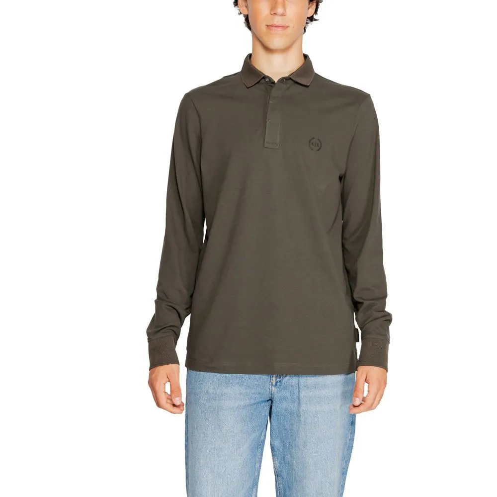 Armani Exchange Men's Green Cotton T-Shirt