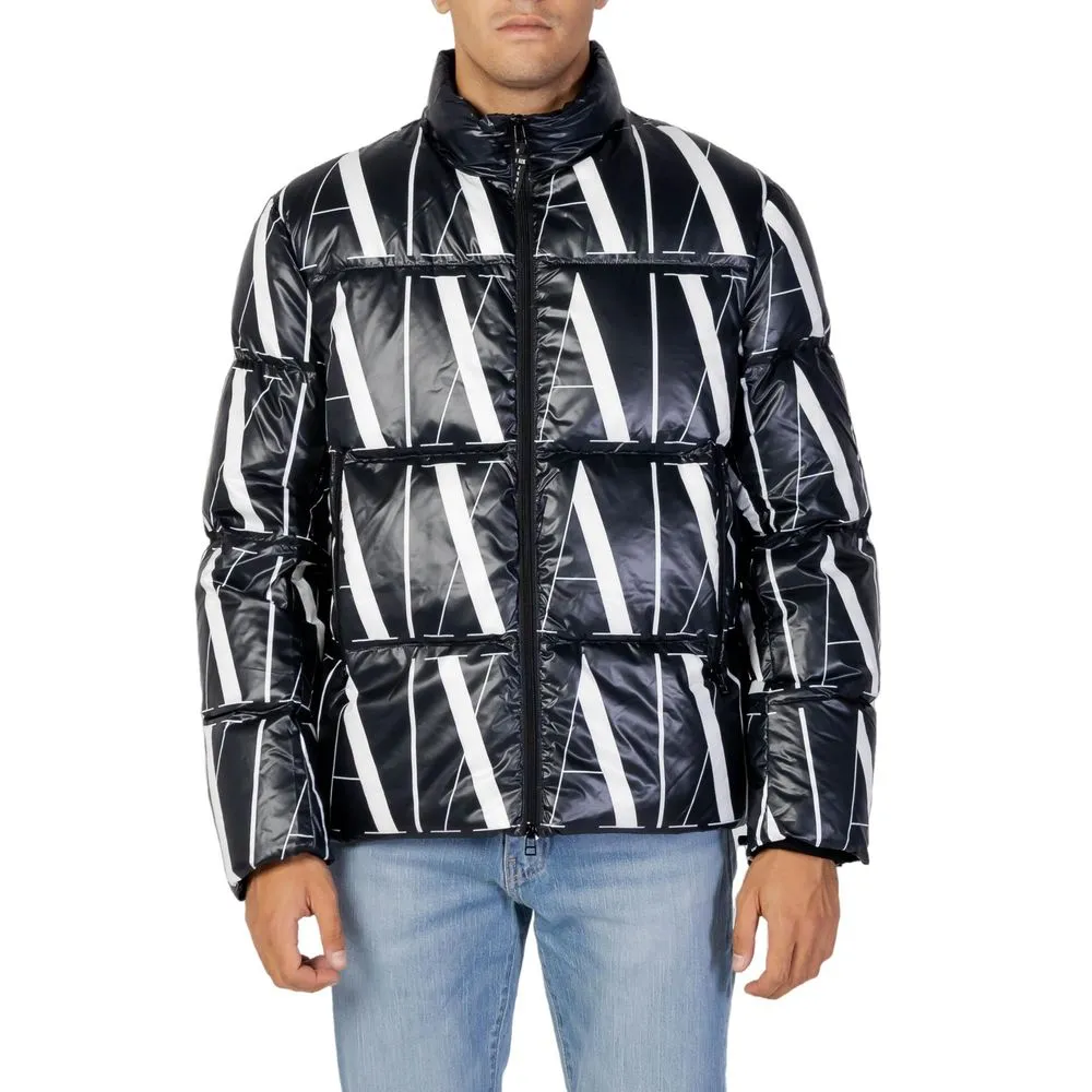 Armani Exchange Men's Black Polyester Jacket