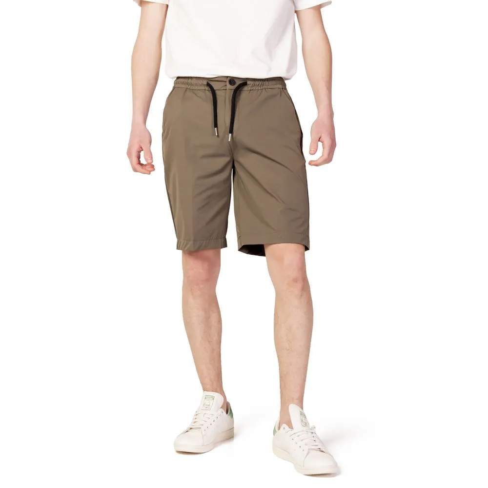 Suns Men's Green Nylon Short