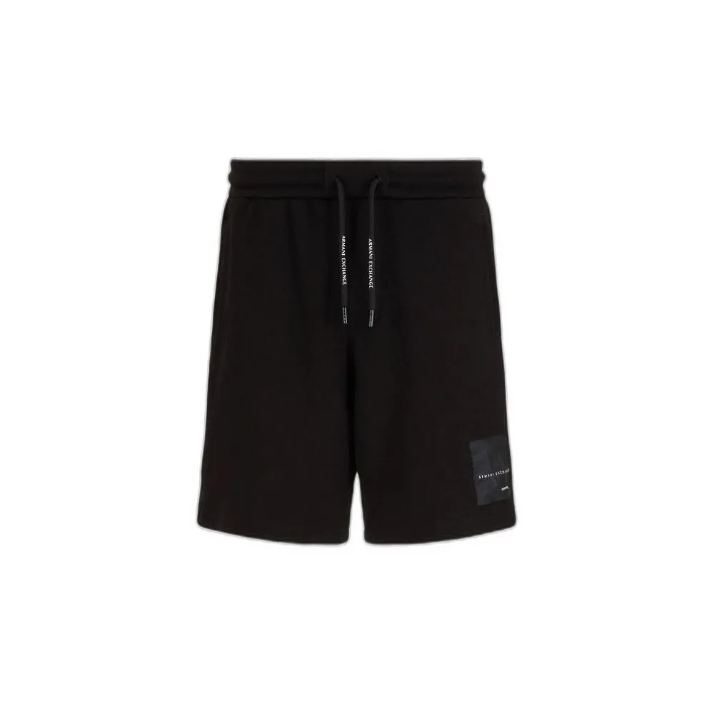 Armani Exchange Men's Black Cotton Short