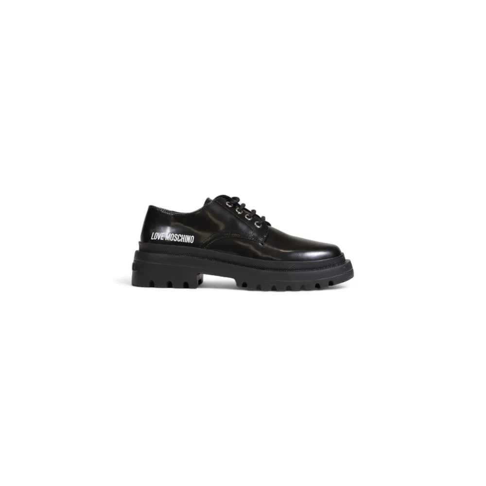 Love Moschino Women's Black Polyethylene Flat Shoe