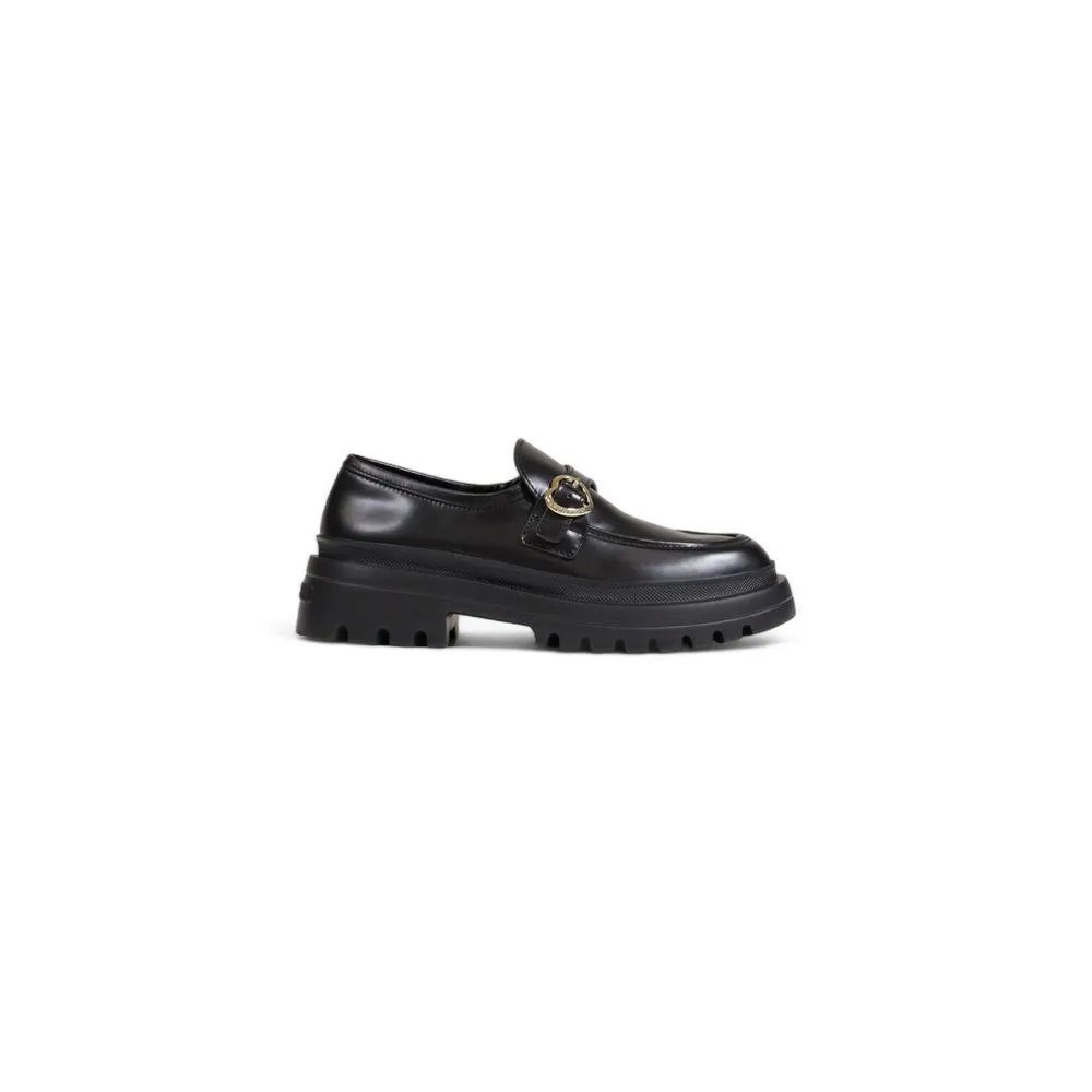 Love Moschino Women's Black Polyethylene Flat Shoe