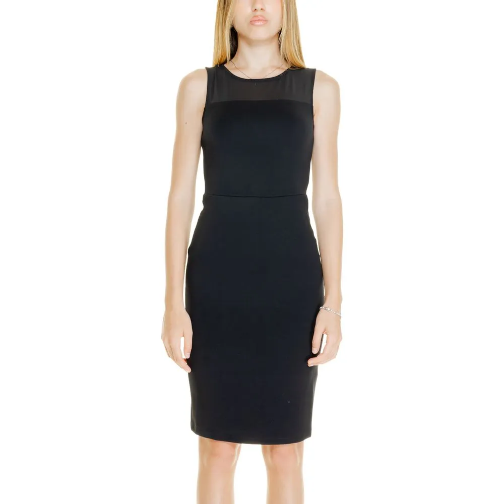 Armani Exchange Women's Black Polyamide Dress