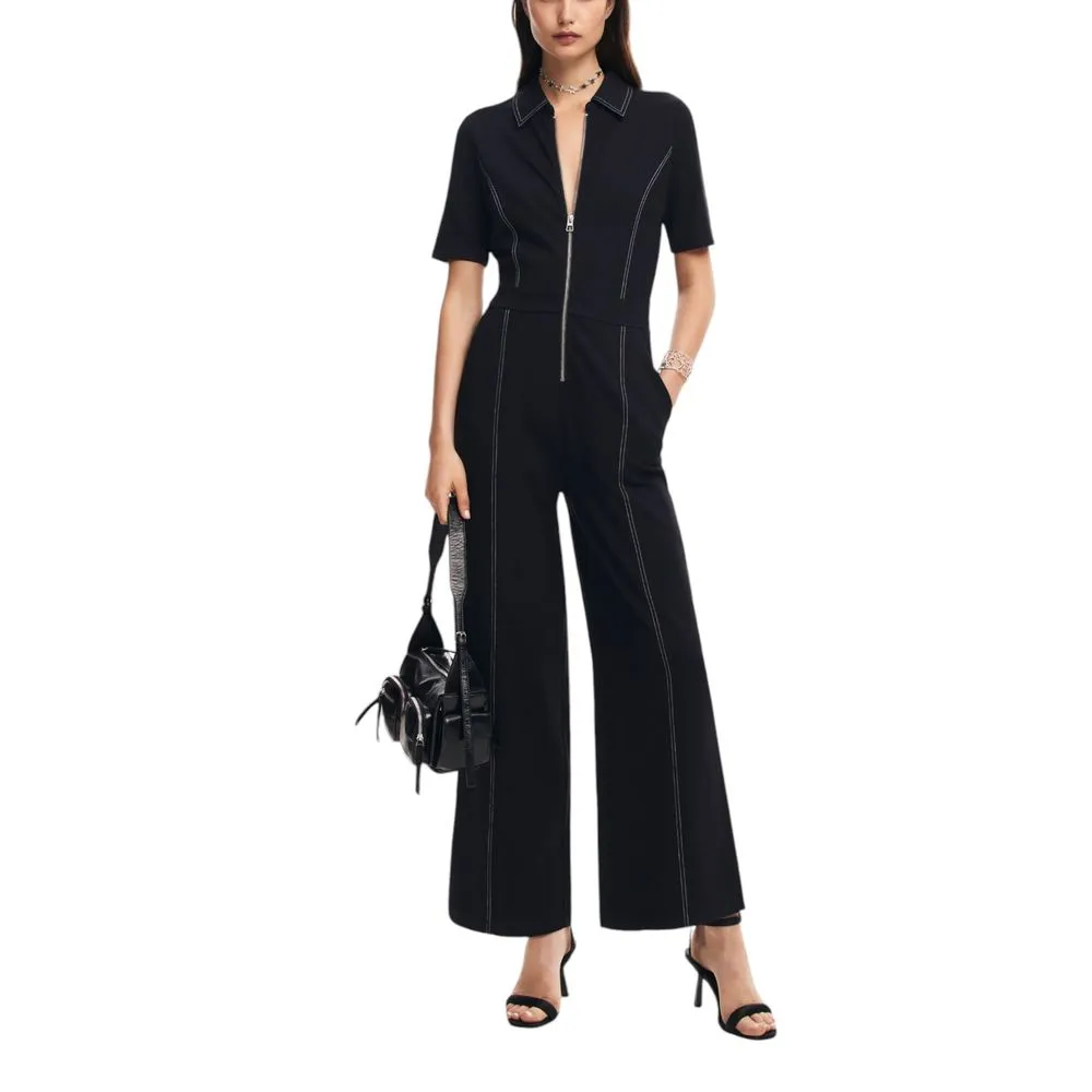 Desigual Women's Black Viscose Suits & Blazer