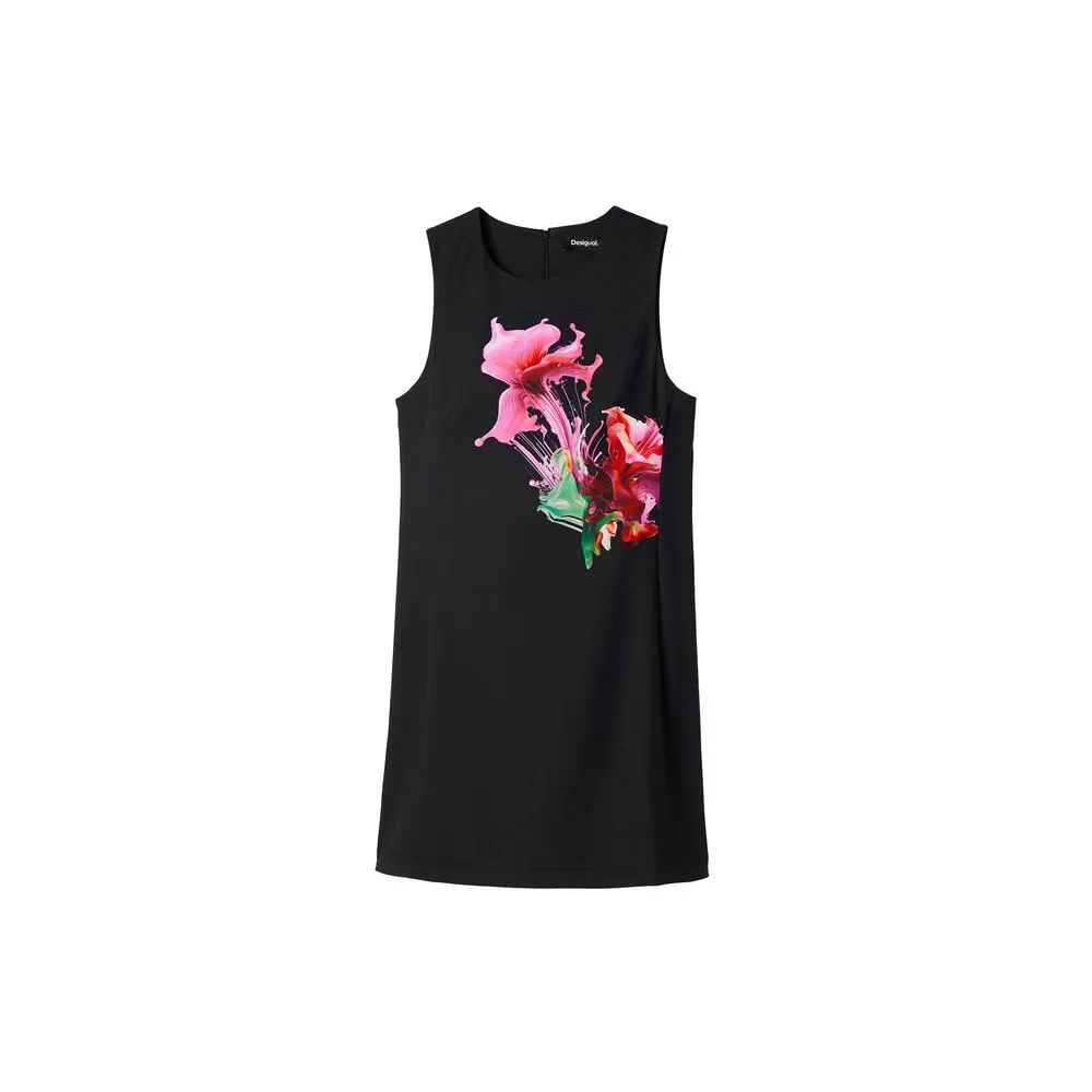 Desigual Women's Black Polyester Dress